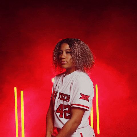 Mihyia Davis GIF by Texas Tech Softball