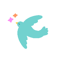 Bird Flying Sticker