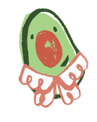 Avocat Sticker by Les Rabat-Joies