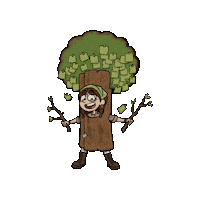 Tree Sticker by Pepper Steps