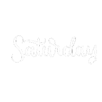 Saturday Night Text Sticker