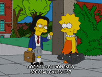 happy lisa simpson GIF