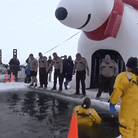 Minnesota Deputies Take Polar Plunge