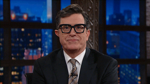Stephen Colbert Thumbs Up GIF by The Late Show With Stephen Colbert