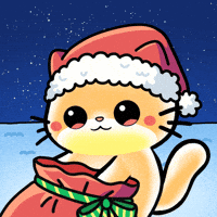 Santa Claus Cat GIF by Mochimons