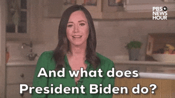 And what does President Biden do?