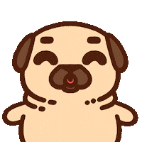 Nodding Yes Sticker by Puglie Pug