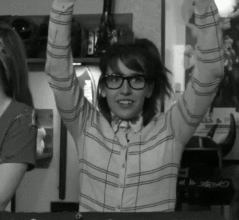 scared black and white GIF by Hyper RPG