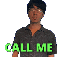 Reach Out Call Me Sticker