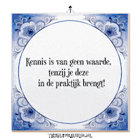 Humor Wijsheid Sticker by Tegelspreuken.nl