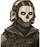 BaraoGulaguinho meme ghost call of duty simon Sticker