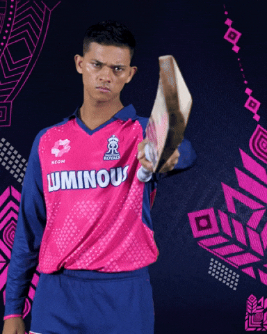 Smash Halla Bol GIF by Rajasthan Royals