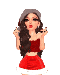 Cute Girl Natal Sticker by Bel Diniz
