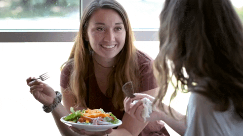 Georgia Southern Salad GIF by Georgia Southern University - Auxiliary Services