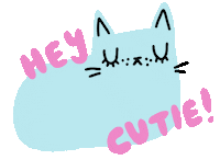 Hey Good Looking Cat Sticker by Tobyilikecats