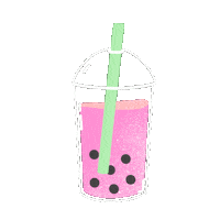 limistic drink tea boba bubble tea Sticker