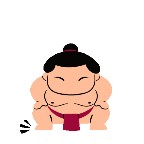 DidiSunshine giphyupload japan kawai sumo Sticker