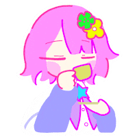 Girl Pink Sticker
