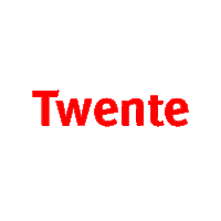 Twente logo enschede twente rood Sticker