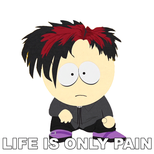 Emo This Is Painful Sticker by South Park