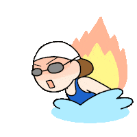 Butterfly Swimming Sticker by seeyousoom