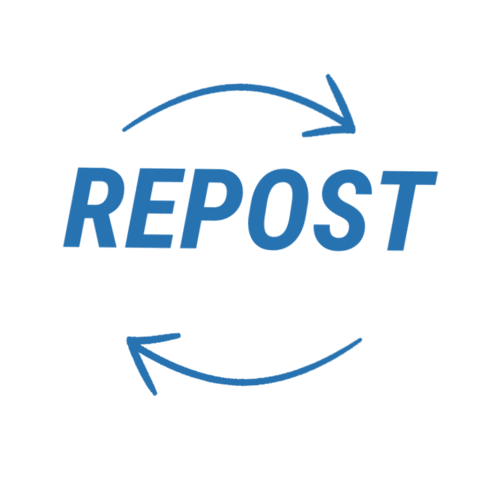 Arrow Repost Sticker by Decathlon