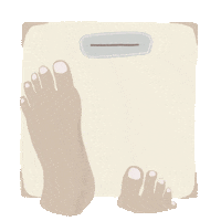 Period Weight Sticker by MICA Graphic Design Motion