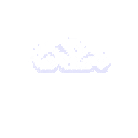 Pixel Cloud Sticker by Onix Pink Shop