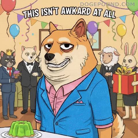 Awkward Birthday Party GIF by Doge Pound
