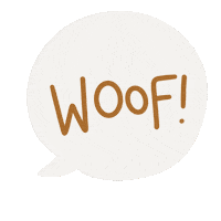 Dog Barking Sticker by Demic