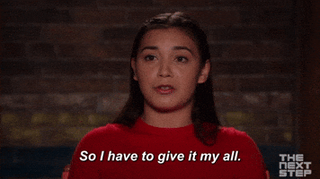 I Have To Give It My All