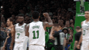 boston celtics fist bump GIF by NBA