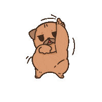 Dog Pug Sticker