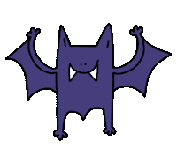 Bat Dracula Sticker by CsaK