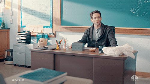 season 1 ap bio GIF by NBC