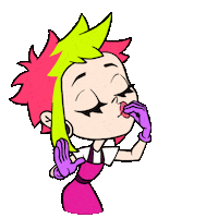 Kiss Sticker