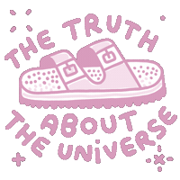 Universe Truth Sticker by Gabriel Ebensperger