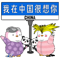 China Travel Sticker by Pudgy Penguins