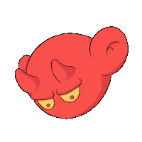 danimoanimacoes shy suspicious touchy distrustful Sticker