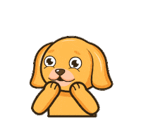 Happy Puppy Love Sticker by KingPuppy