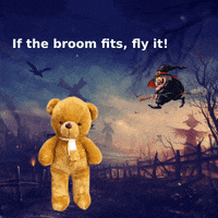 Teddy Bear Halloween GIF