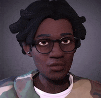 Smirk Smile GIF by P O O R M A R T Y