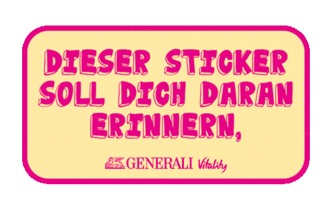 Vitality Sticker by Generali