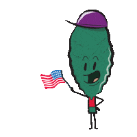 4Th Of July America Sticker by 80 Acres Farms