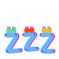 tired good night Sticker by Hacchi
