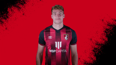 Happy Football GIF by AFC Bournemouth