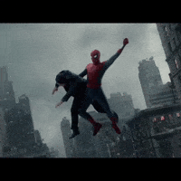 Swinging Tom Holland GIF