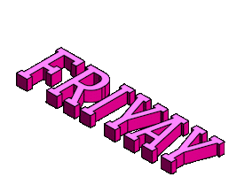 The End 3D Sticker by Brian Lambert