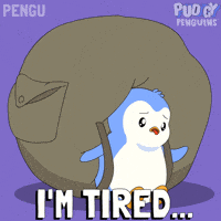 Sleepy Over It GIF by Pudgy Penguins