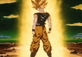 Glowing Dragon Ball Z GIF